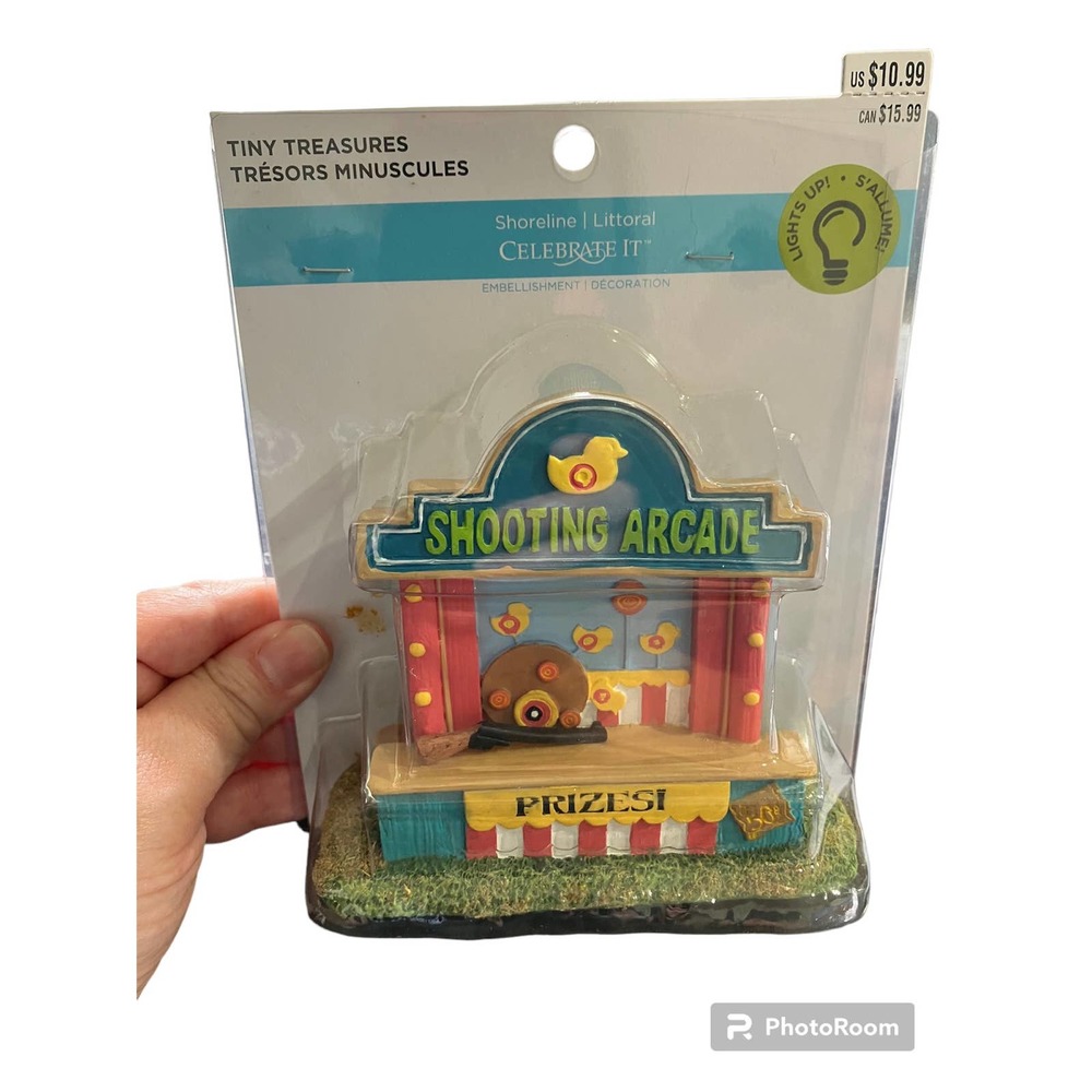 NIP Retired Tiny Treasures Shoreline Shooting Arcade